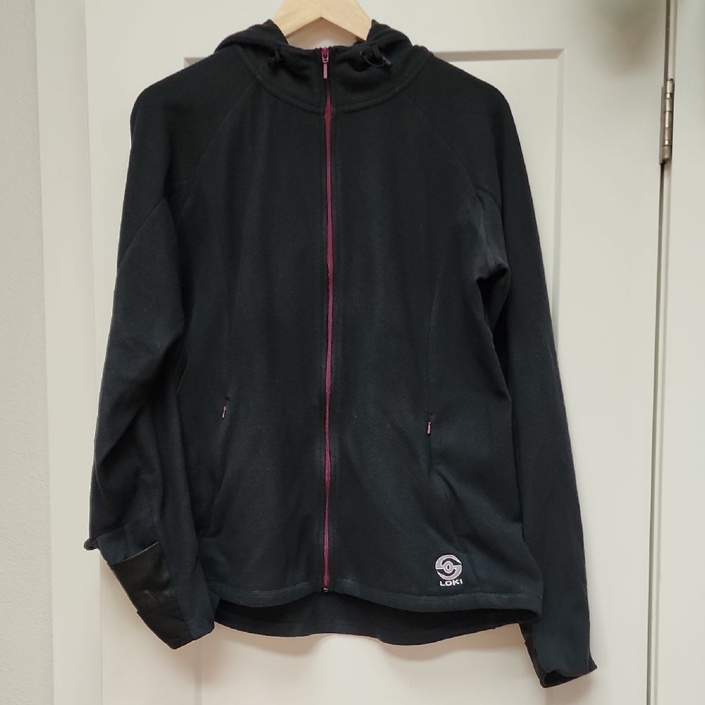 Loki Black Fleece Hoodie Womens M